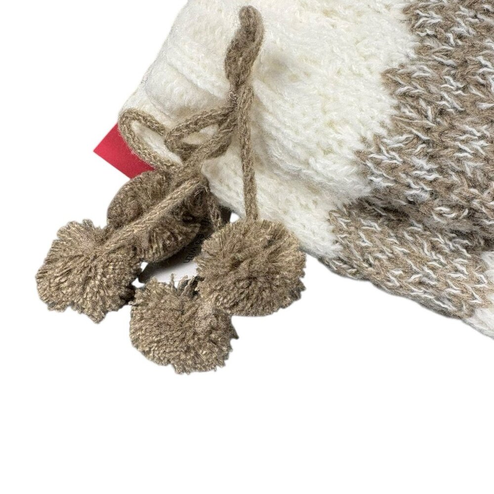 MUK LUKS Set of 2 Aloe Infused Textured Cabin Socks Faux Fur Lined NEW Small/Med - Picture 6 of 6